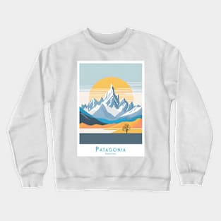 Vintage Minimal Serene Patagonia Sunrise Crewneck Sweatshirt